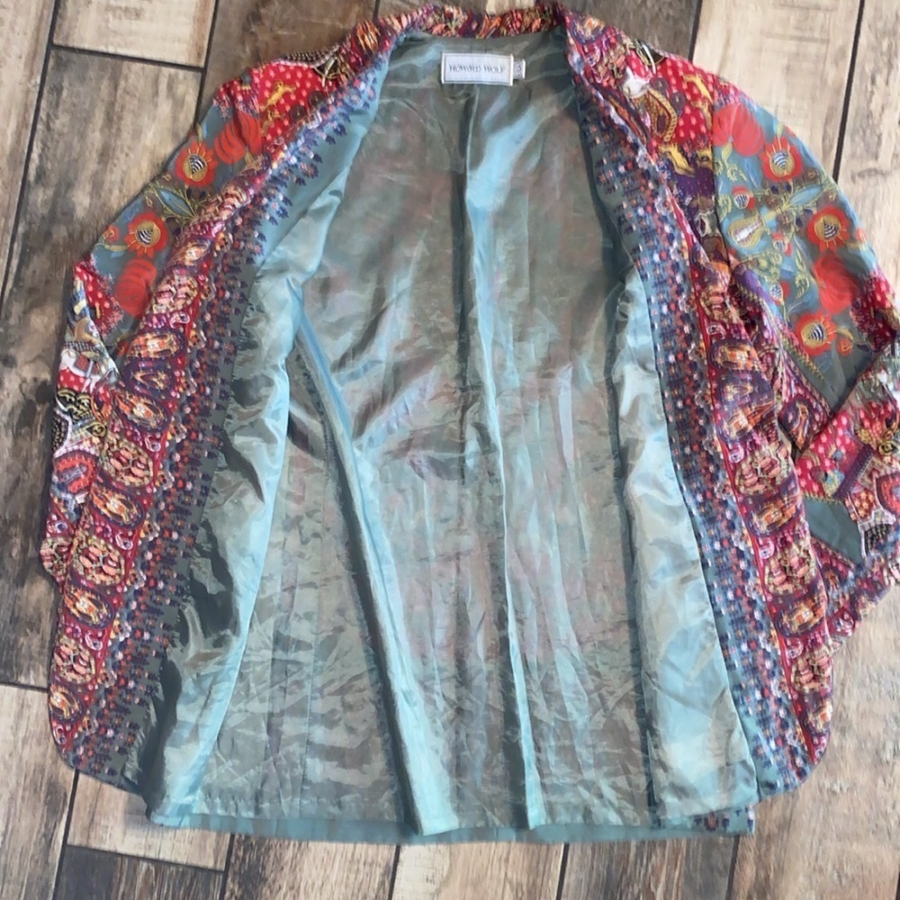 Howard Wolf vintage Multicolor Patterned Blazer - Picture 4 of 12